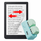 Hanlinyue 2-Key High-Speed Switch Keyboard Bluetooth Page Turner, Blue For KOBO, Blue For E-book
