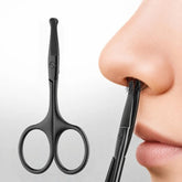 Safety Nose Hair Scissors for Men & Women Curved Facial Hair Trimming Scissors Stainless Steel Grooming Scissors
