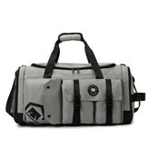 3-Way Convertible Sports Gym Bag With Shoe Compartment Water-Resistant Travel Duffle Backpack With Wet Pocket For Men Women