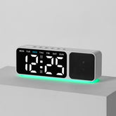 Bluetooth Speaker Digital Alarm Clock with Night Light Large LED Display Clock with Date, Dimmer and Dual Snooze Alarms