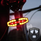 LY-5510 Bicycle Remote Control Warning Tail Light Left & Right Turning Signal Light For Night Riding
