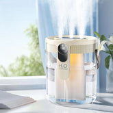H40 3 Nozzles Household 1.5L Large Capacity Humidifier Quiet Humidifier With Ambient Light