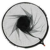 LINNHUE Titanium Alloy Fishing Landing Net Head Rubber Coated Snagless Mesh Dip Net Replacement, 30cm Fine Mesh, 35cm Fine Mesh, 35cm Light Fine Mesh, 40cm Coarse Mesh, 45cm Coarse Mesh