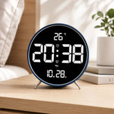 8.3-inch Large LED Digital Alarm Clock Adjustable Brightness with Temperature / Date / Week & Dual Alarms