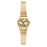 BS Bee Sister FA1870 Womens Vintage Small Round Watch With Bamboo Style Expansion Band & Small Seconds Dial