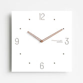 wozoom Square Wall Clock Silent Wood Hands Living Room Decorative Clocks, A 12 inch, E 12 inch, G 12 inch, A 15 inch, E 15 inch, G 15 inch