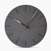 wozoom 12 inch Silent Wall Clock Minimalist Quartz Clock For Office Living Room