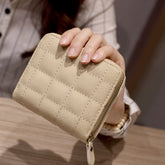 Women Short Zipper Cute Coin Purse Mini Wallet