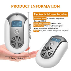 Electronic Pest Control Ultrasonic Pest Repeller, EU plug, US plug