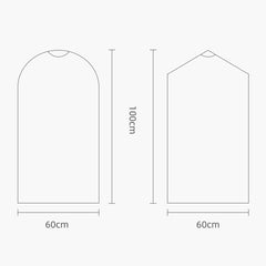 100 PCS Disposable Transparent Clothes Dust Bag Dust Cover, 55x80cm PP 4 Wires, 60x90cm PP 4 Wires, 60x100cm PP 4 Wires, 55x80cm Thicken PE 6 Wires, 60x90cm Thicken PE 6 Wires, 60x100cm Thicken PE 6 Wires, 60x110cm PP 4 Wires, 60x110cm Thicken PE 6 Wir...