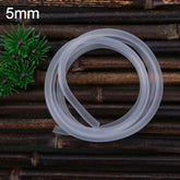 4x6mm Soft Silicone Oxygen Pump Hose for Air Bubble Stone Professional Aquarium Fish Tank Pond Air Pump Filter Aeration Tube, 1m, 3m, 5m, 10m