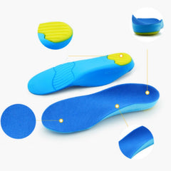 PU Breathable Children Flat Feet Eight-foot Orthopedic Insoles, 19-22(14.8cm), 23-26(16.6cm), 27-29(18.7cm), 30-32(20.6cm), 33-35(22.6cm), 36-39(25.1cm)