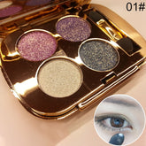 Professional Eye Makeup Eyeshadow Palette Gold Smoky Cosmetics Makeup Palette Diamond Bright Glitter Eye Shadow