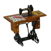 Mini Sewing Machine Toy Doll House Decoration Scene Model, Sewing Machine