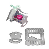 DIY Baby Cradle Carbon Steel Knife Model Children's Puzzle Paper Art Embossing, Baby Cradle Shape