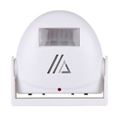 5301 Wireless Infrared Motion Sensor Welcome Alarm Intelligent Greeting Warning Doorbell, IR Distance: 10m, 5301 White