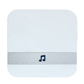 B10 52 Chimes 110dB Doorbell Receiver Low Power Consumption Home Door Tools, EU Plug, AC 90-260V, B10 White EU Plug