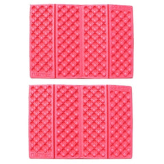 2 PCS Portable Folding Cellular Massage Cushion Outdoors Damp Proof Picnic Seat Mats EVA Pad, 2 PCS (Red), 2 PCS (Dark green), 2 PCS (Grass green), 2 PCS (Orange), 2 PCS (Blue), 2 PCS (Purple)