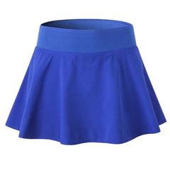 Tennis Dance Yoga Quick Drying Anti Light Lining Skirt Pants (Color:Rose Red Size:XXL), S, M, L