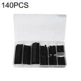 140 PCS / Box Waterproof High Toughness Oxidation Resistance Seal Heat-shrinkable Butt Wire Tube, Random Color Delivery, Butt Wire Tube