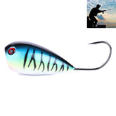 HENGJIA PO036 8cm/13g Big Mouth Single Hook Hitting Water Wave Hard Bait Lure Outdoor Fishing Gear Lure Fishing Bait Fishing Tackle, PO036-1, PO036-2, PO036-3, PO036-4, PO036-5, PO036-6, PO036-7