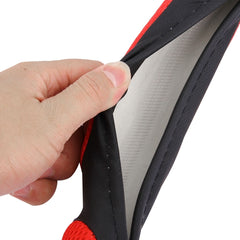 Sandwich Steering Wheel Cover, Black and white glue#38cm, Grey and  white glue#38cm, Beige and white glue#38cm, Red and white glue#38cm