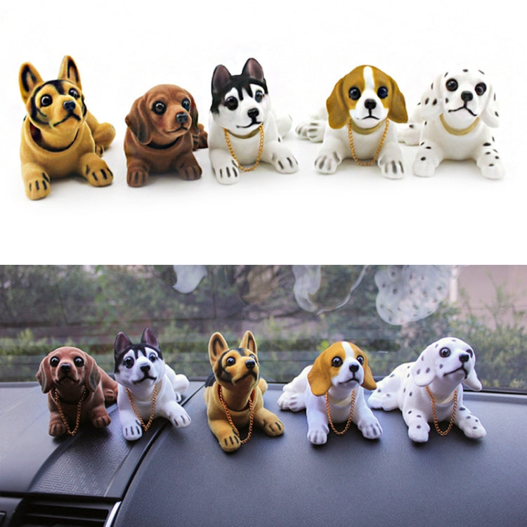 Dog Doll Car Ornaments, Beagle, Shepherd, Sausage dog, Huskies, Dalmatians