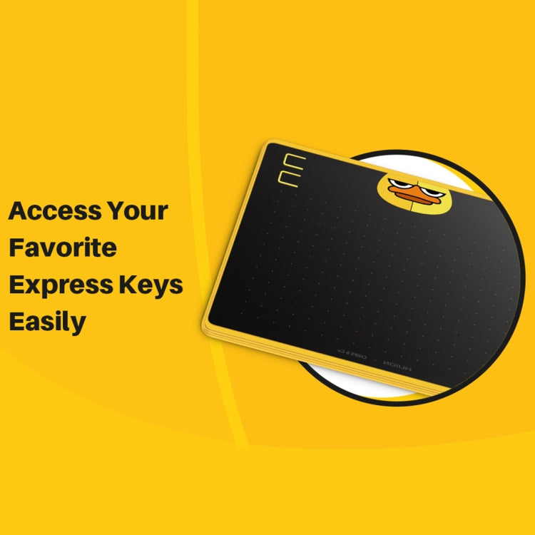 HUION HS64 Chips Special Edition 5080 LPI Art Drawing Tablet with Battery-free Pen for Fun, HS64