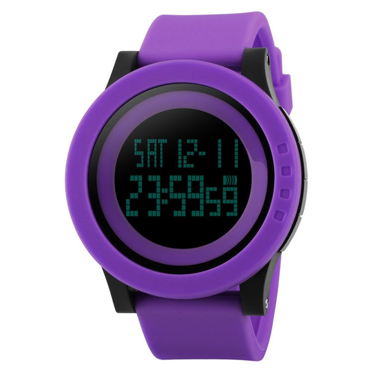 SKMEI 1142 Multifunctional Men Outdoor Sports Noctilucent Waterproof Silica Gel Digital Watch