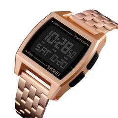 SKMEI 1368 Multifunctional Men Outdoor Sports Noctilucent Waterproof Digital Watch
