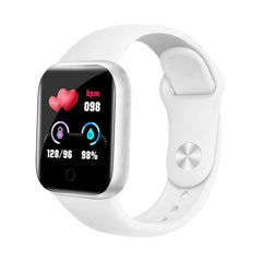 Y68 1.44 inch Smart Watch, Support Heart Rate Blood Pressure Blood Oxygen Monitoring, Y68 Black, Y68 Pink, Y68 White, Y68 Silver Black