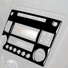 For Nissan 350Z 2003-2009 Car CD Radio Playback Panel Decorative Stickers, Left and Right Drive Universal, Car CD Radio Playback Panel