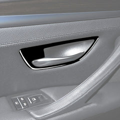 For BMW 5 Series F10 2011-2017 4pcs Car Door Handle Frame Decorative Sticker,Left and Right Drive Universal, Door Handle Frame