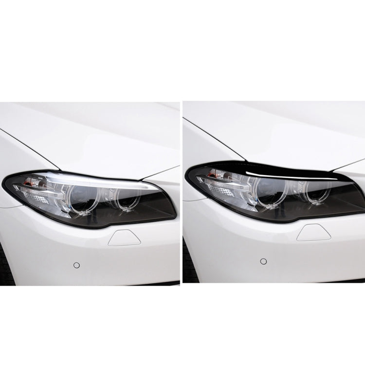 For BMW 5 Series F10 2014-2016 Car Lamp Eyebrow Decorative Sticker,Left and Right Drive Universal, For BMW 5 Series F10 2014-2016 Lamp Eyebrow