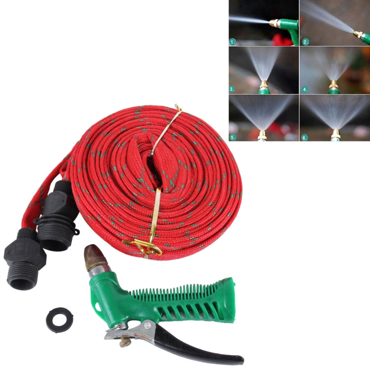 20M High Pressure Garden Car Hose Spray Washing Water Gun Sprayer Cleaner Nozzle, Random Color Delivery, 10M