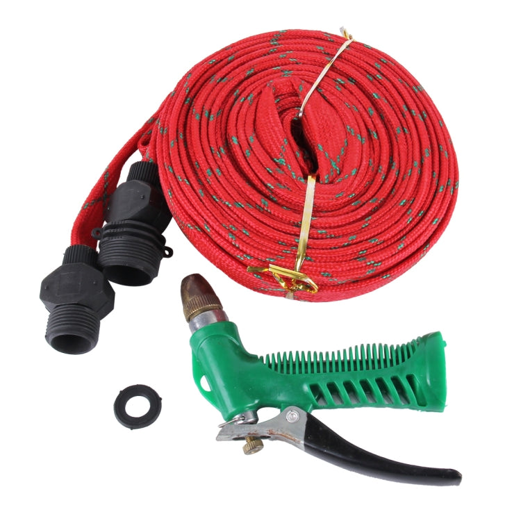 20M High Pressure Garden Car Hose Spray Washing Water Gun Sprayer Cleaner Nozzle, Random Color Delivery, 10M