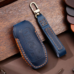 For Ford F-150 3-button C074 Car Key Leather Protective Case, C074
