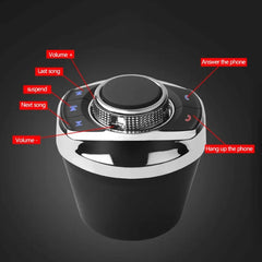 Multifunctional Car Cup Holder Wireless Knob Button Steering Wheel Button Remote Control without Light, without Light