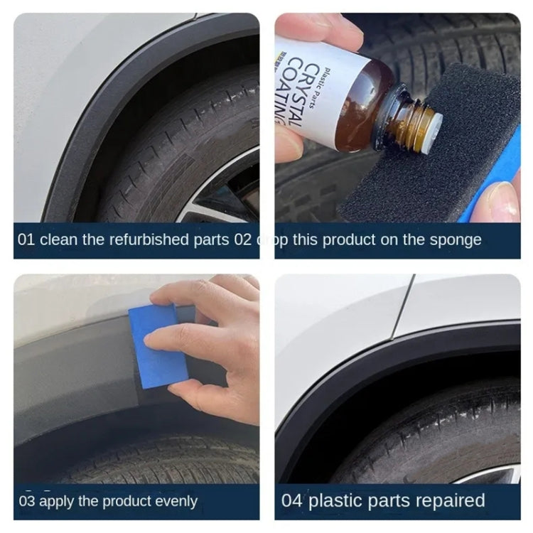 Car Crystal Plating Plastic Refurbishment Fluid, Capacity: 30ml, 30ml Plastic Refurbishment Fluid