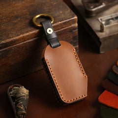 For Kia Sorento Hallmo Car Cowhide Leather Key Protective Cover Key Case, B088