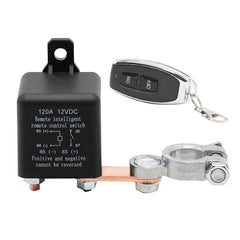ZL180 12V 120A Car Relay Remote Rireless Battery Isolator with Battery Clip x 2 & Remote Control x 2, 12V 120A   with Battery Clip x 2 & Remote Control x 2