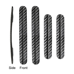 4 in 1 Car Door Anti-Static PC Carbon Fiber Anti-Collision Strip, Carbon Fiber Anti-Collision Strip