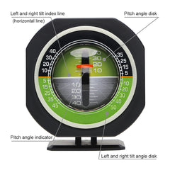 PDY-5 Car Inclinometer Level Meter Car Decoration with LED Light, PDY-5
