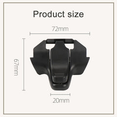 Car Window Shade Fixing Buckle for Land Rover Freelander 2, Left Driving, Style:Flat