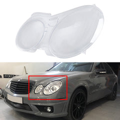 For Mercedes-Benz E-Class W211 2002-2008 Car Left Side Headlight Transparent Protective Cover 2118202961, Left Side