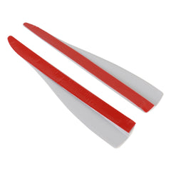 1 Pair Car Carbon Fiber Silicone Bumper Strip, Style: Short, Carbon Fiber