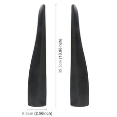 1 Pair Car Solid Color Silicone Bumper Strip, Style: Long, Solid Color