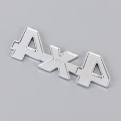 Car Number 4 x 4 Personalized Aluminum Alloy Decorative Sticker, Size: 9 x 3.5 x 2.3cm