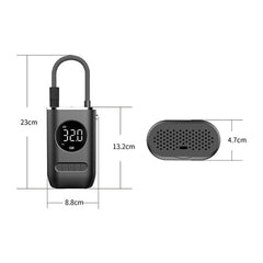 Car Portable Mini Wireless Digital Display Tire Inflator Pump, Digital Display