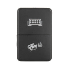 TS-202 For Toyota Blue-green Light Car Small Dual Control Switch with Lock, with Lock 5